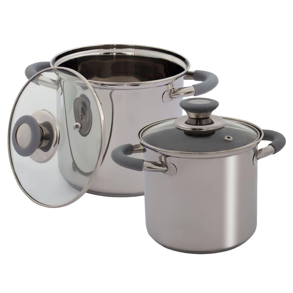 Eurotrail 2 Piece Cookware Set "Melrose" Stainless Steel