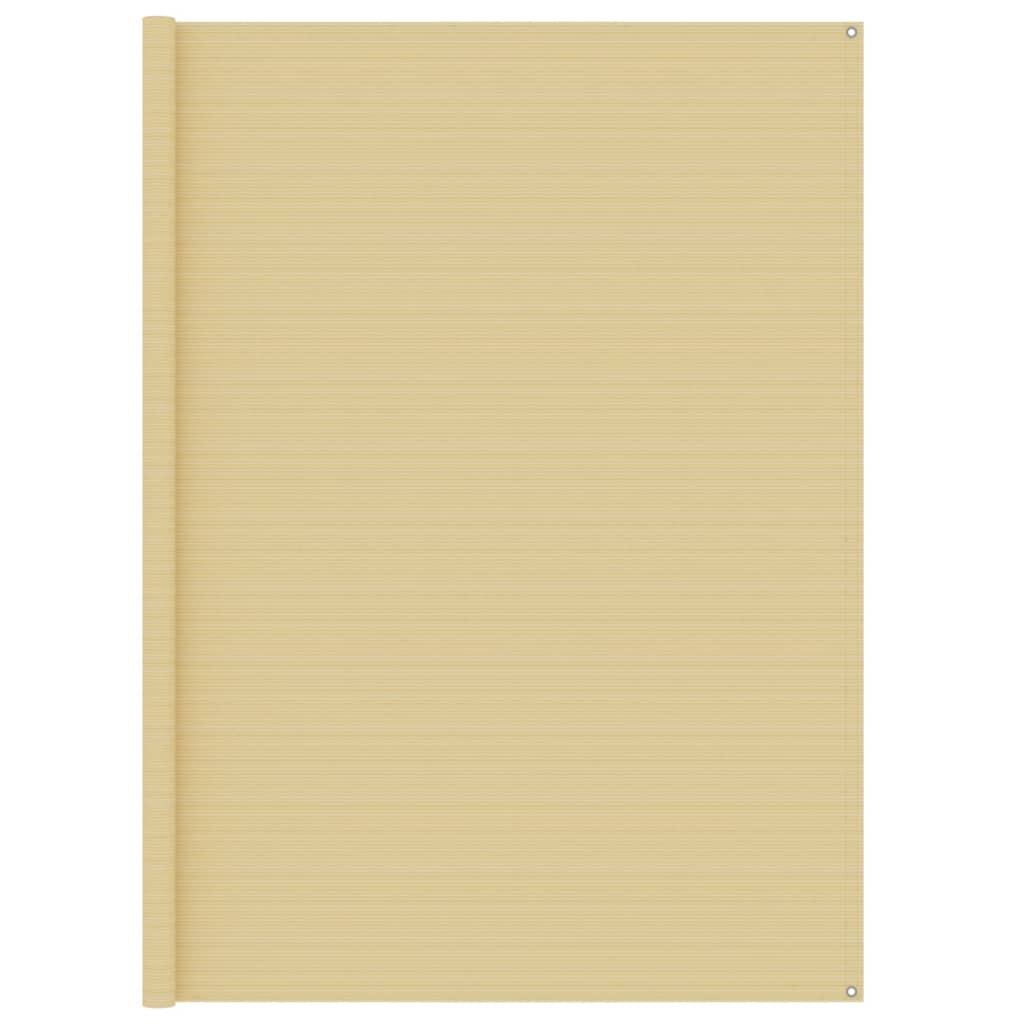 Tent Carpet Beige 250x250 cm HDPE