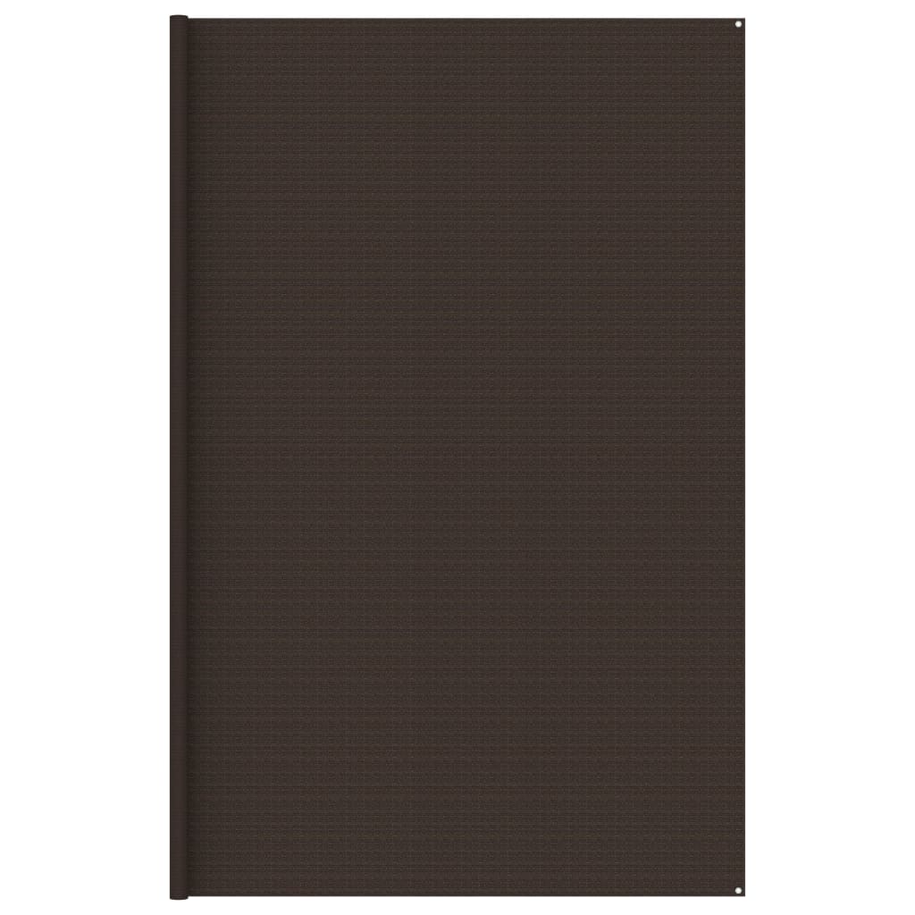 Tent Carpet 400x400 cm Brown