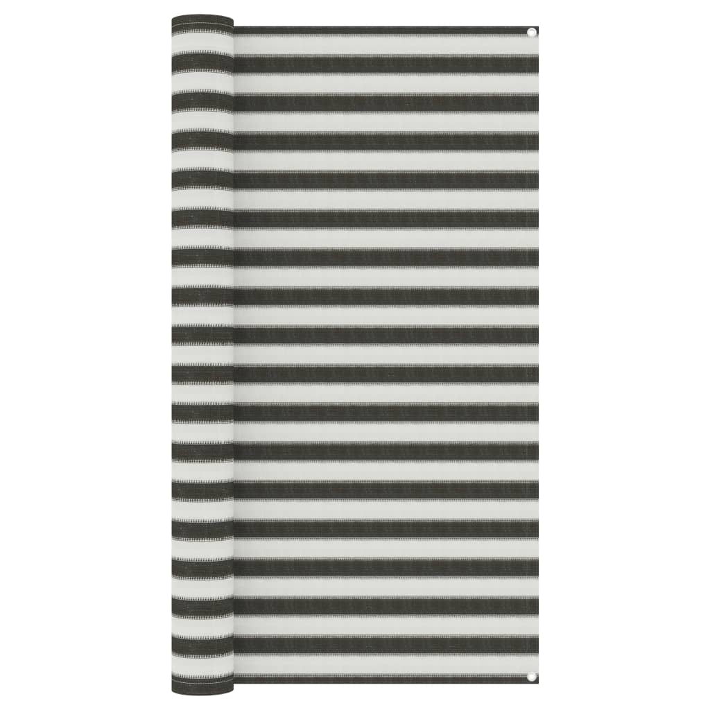 Tent Carpet 200x300 cm Anthracite and White