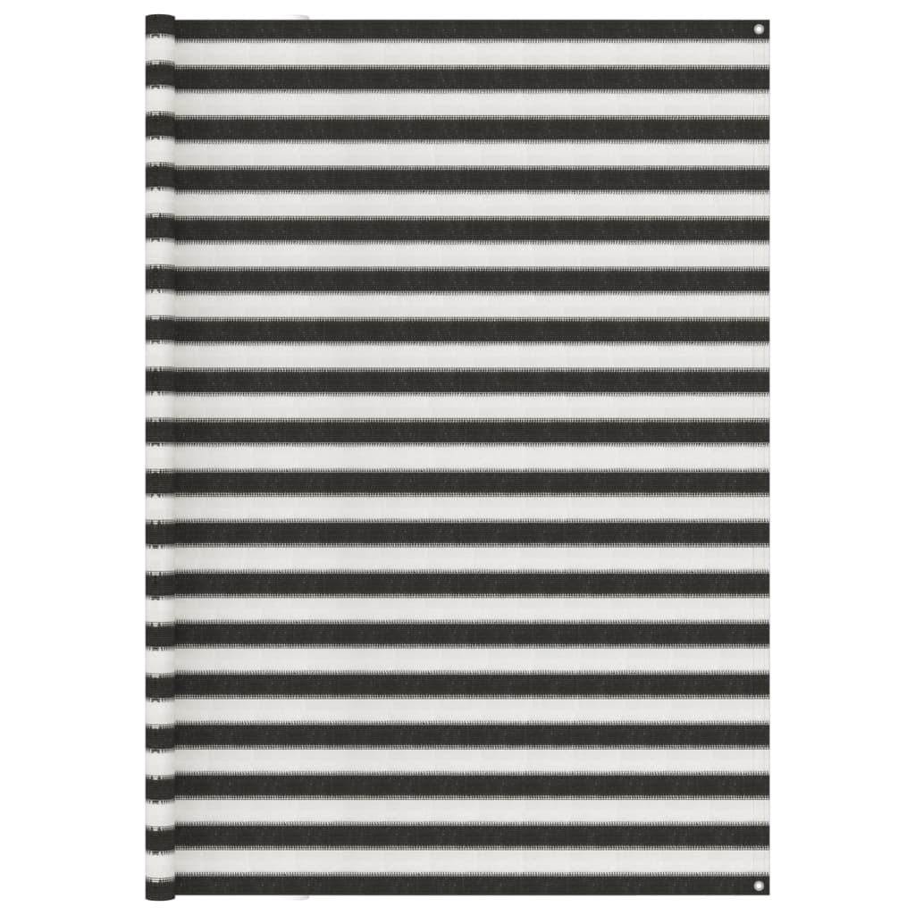 Tent Carpet 250x350 cm Anthracite and White