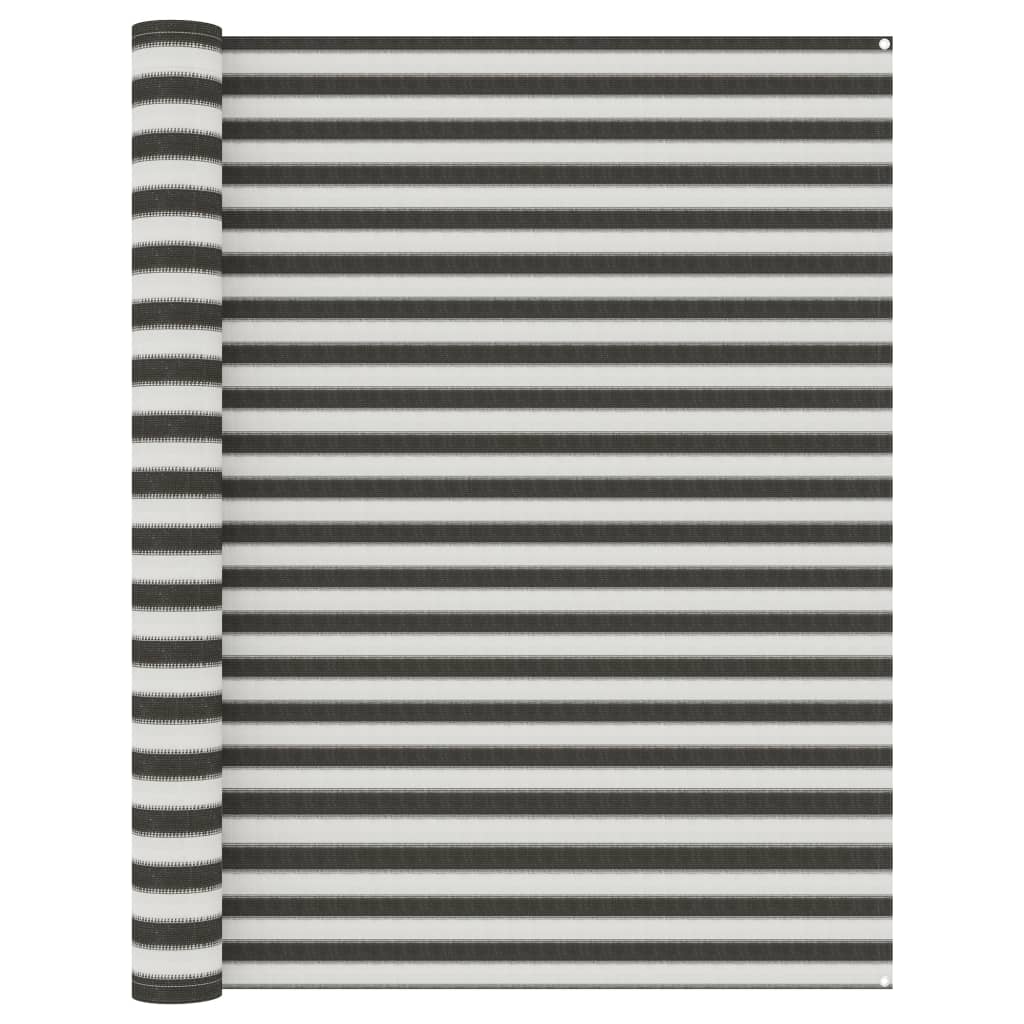 Tent Carpet 250x550 cm Anthracite and White