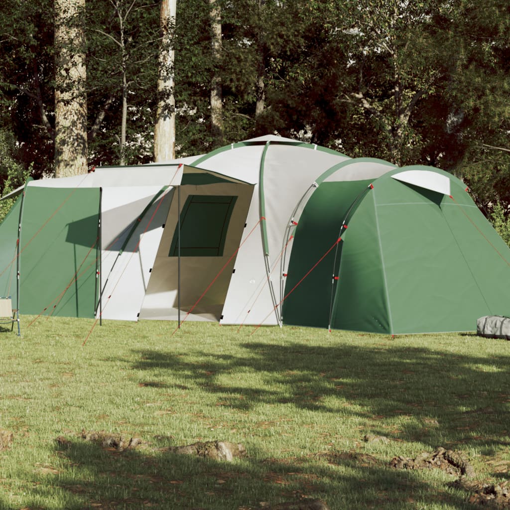 Family Tent Dome 12-Person Green Waterproof