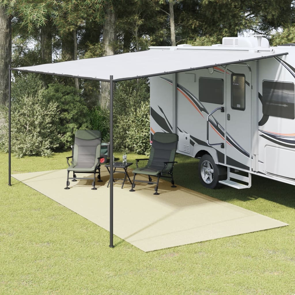 Camping Floor Mat Cream 5,5x2,5 m