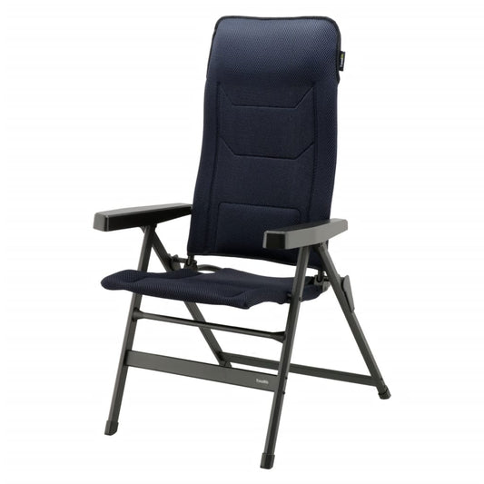 Travellife Luxury Foldable Camping Chair "Monaco Comfort" Blue