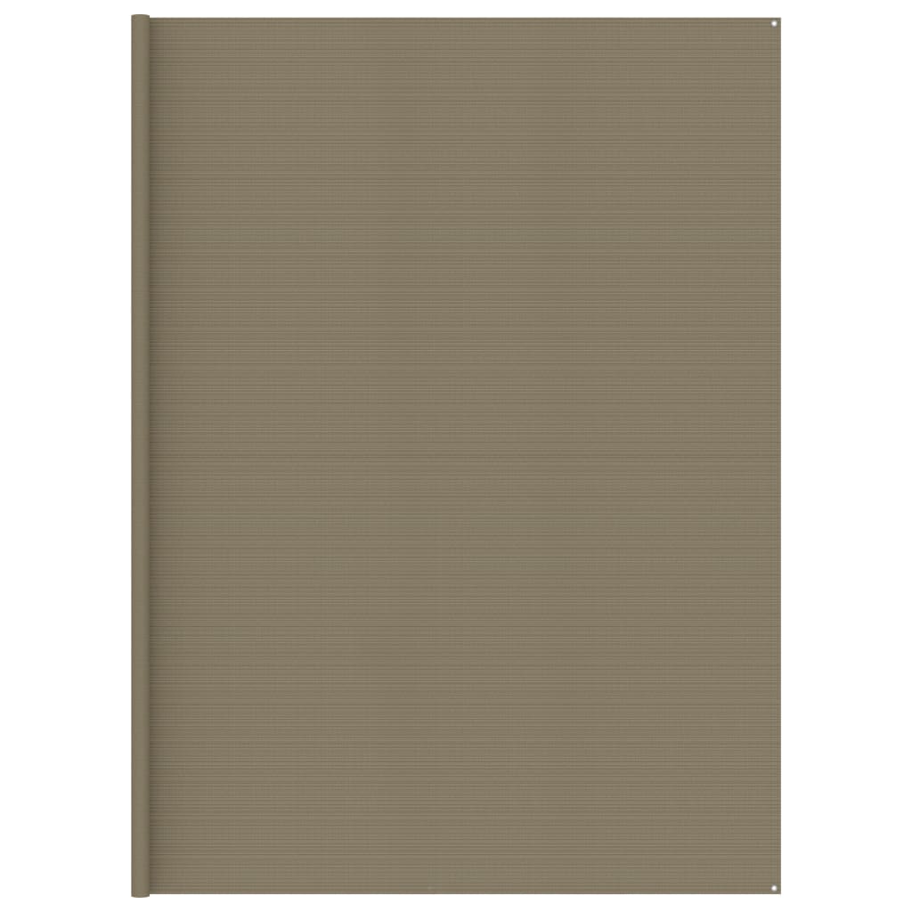 Tent Carpet Taupe 400x700 cm HDPE