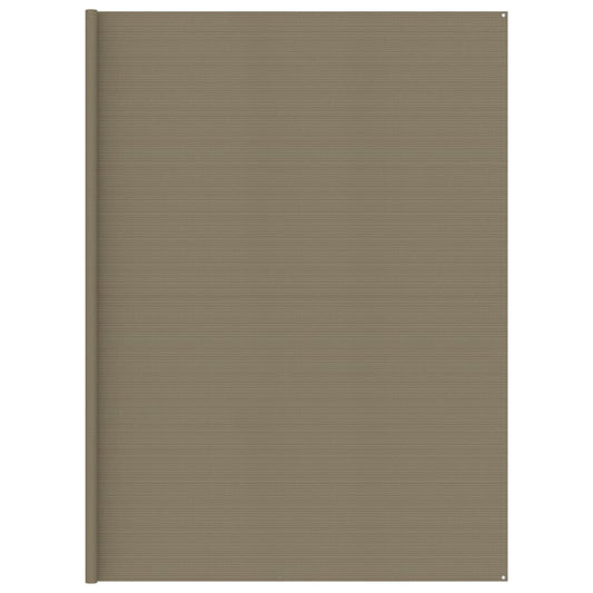 Tent Carpet Taupe 400x700 cm HDPE