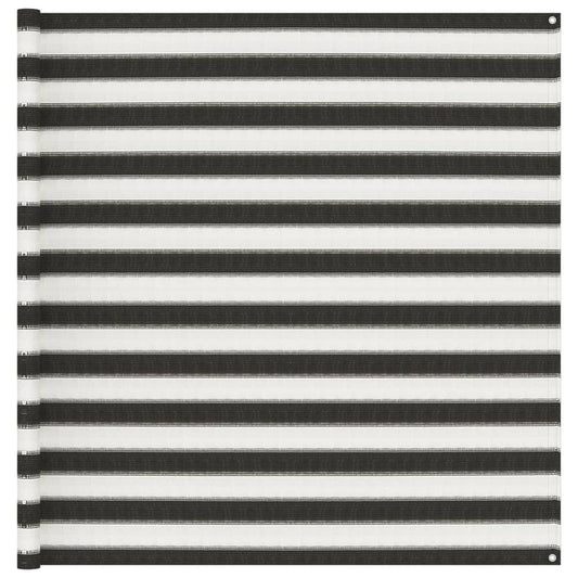 Tent Carpet 250x250 cm Anthracite and White