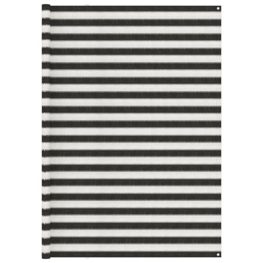 Tent Carpet 250x350 cm Anthracite and White