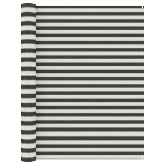 Tent Carpet 250x550 cm Anthracite and White