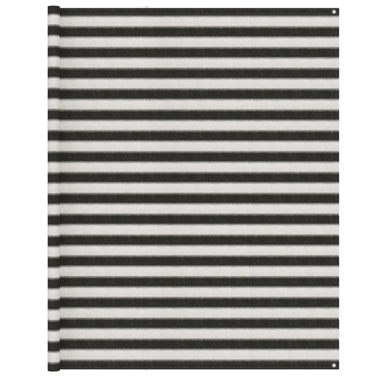 Tent Carpet 250x600 cm Anthracite and White