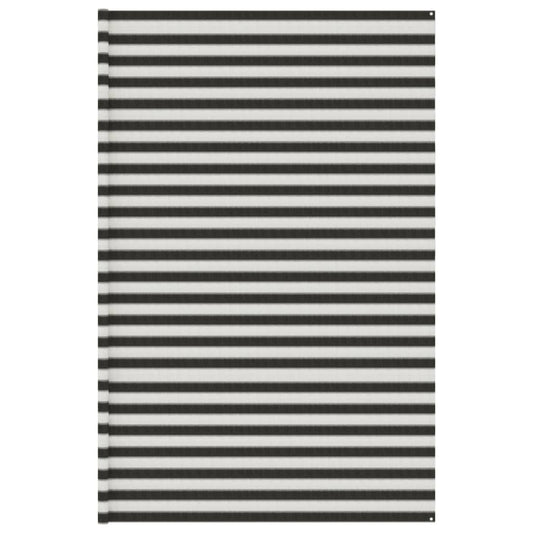 Tent Carpet Anthracite and White 400x500 cm HDPE
