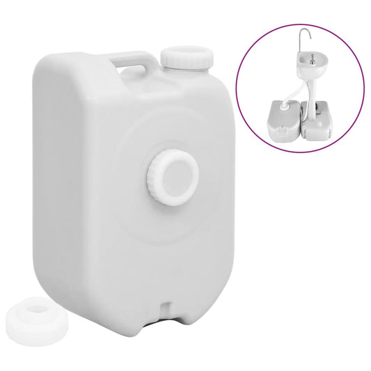 Portable Water Tank with Adapter 24 L Grey