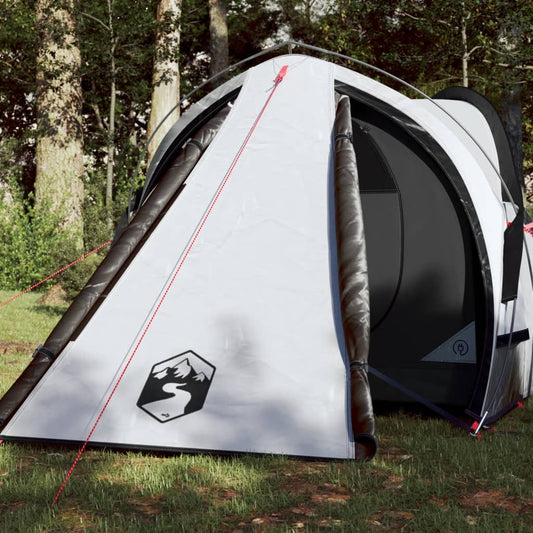 Camping Tent Dome 2-Person White Blackout Fabric Waterproof