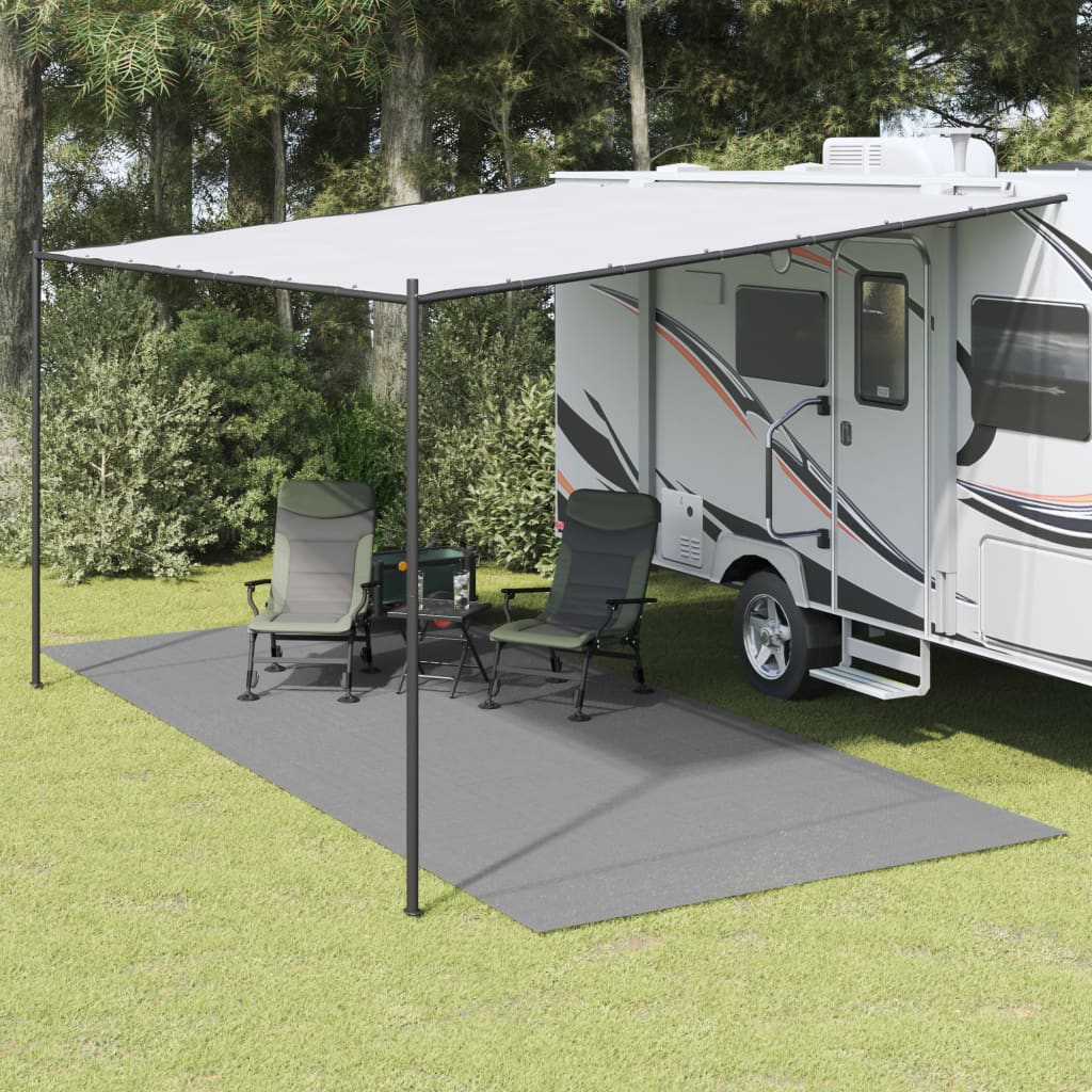 Camping Floor Mat Anthracite 5,5x2,5 m