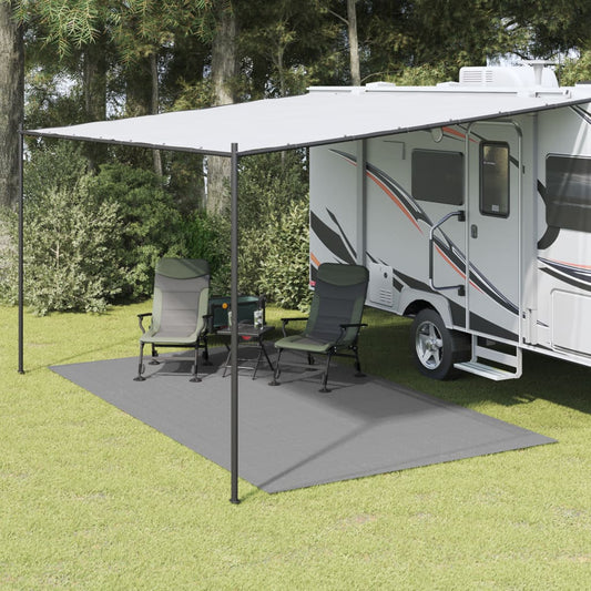 Camping Floor Mat Light Grey 4,5x2,5 m