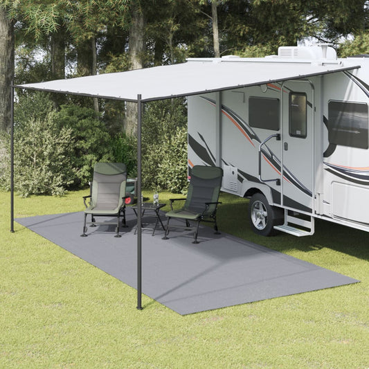 Camping Floor Mat Light Grey 5,5x2,5 m