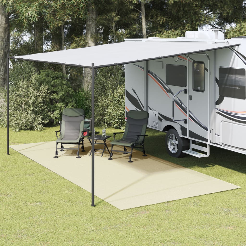 Camping Floor Mat Cream 5x2,5 m