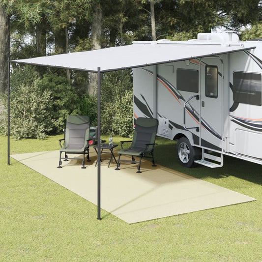 Camping Floor Mat Cream 6x2,5 m